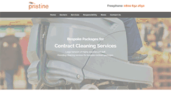 Desktop Screenshot of pristineservices.net