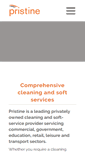 Mobile Screenshot of pristineservices.net